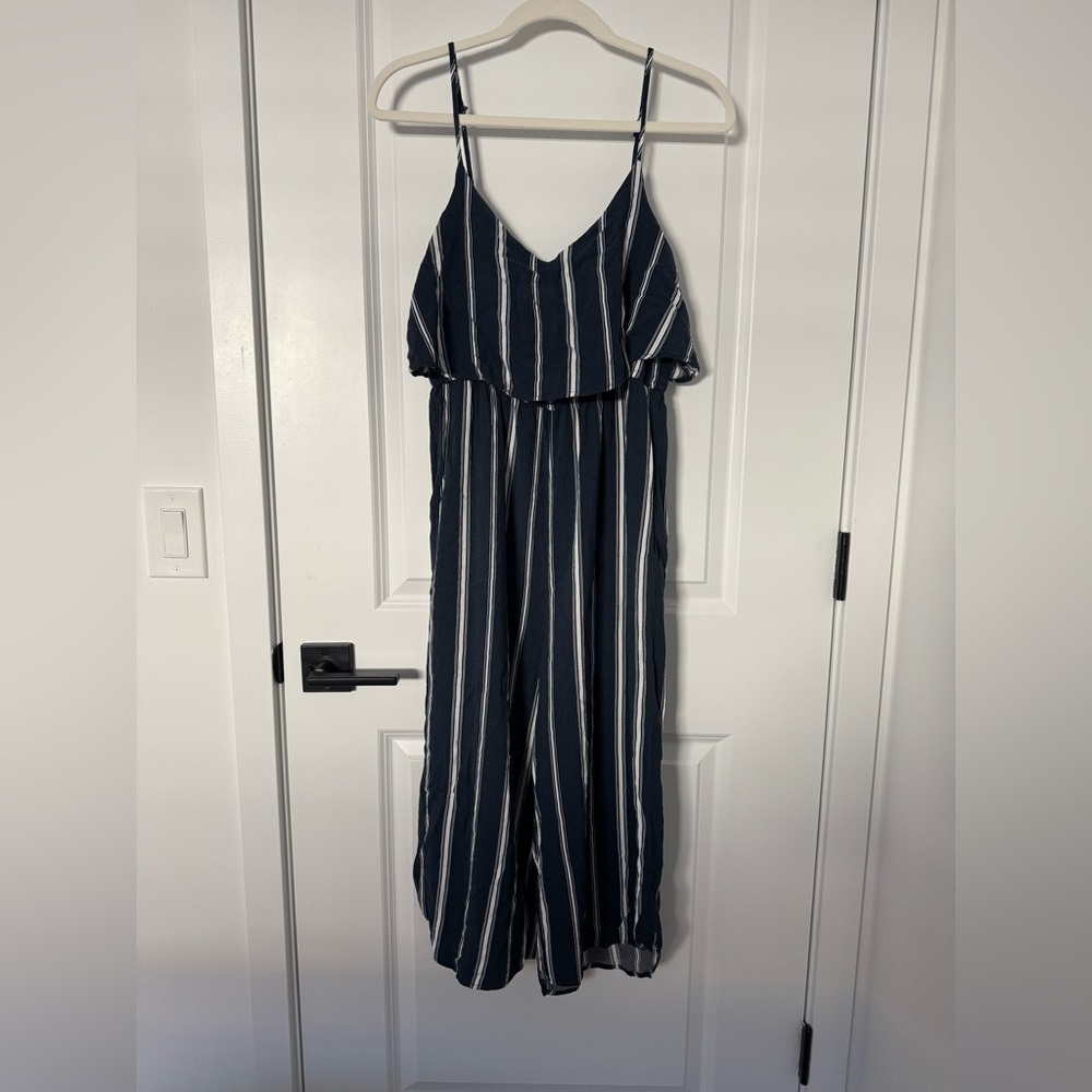 striped jumpsuit